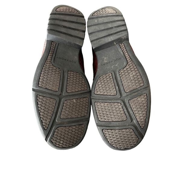 Rockport leather Brown Loafers Dark Brown Tumbled man size 13 - Picture 7 of 8